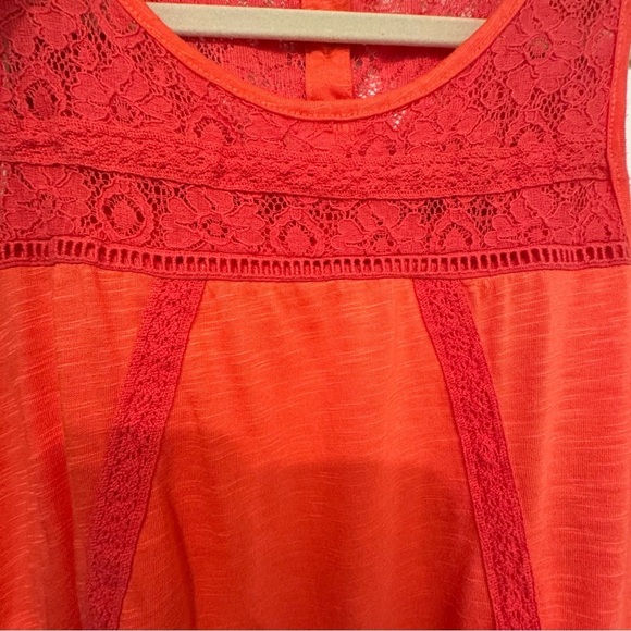 Crop top tank | women’s | size Large | coral color - Picture 6 of 6